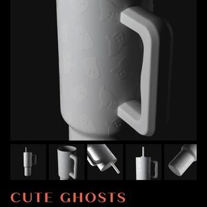 simple modern cute ghosts tumbler
